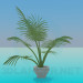 3d model house plant - preview