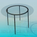 3d model Round glass table - preview