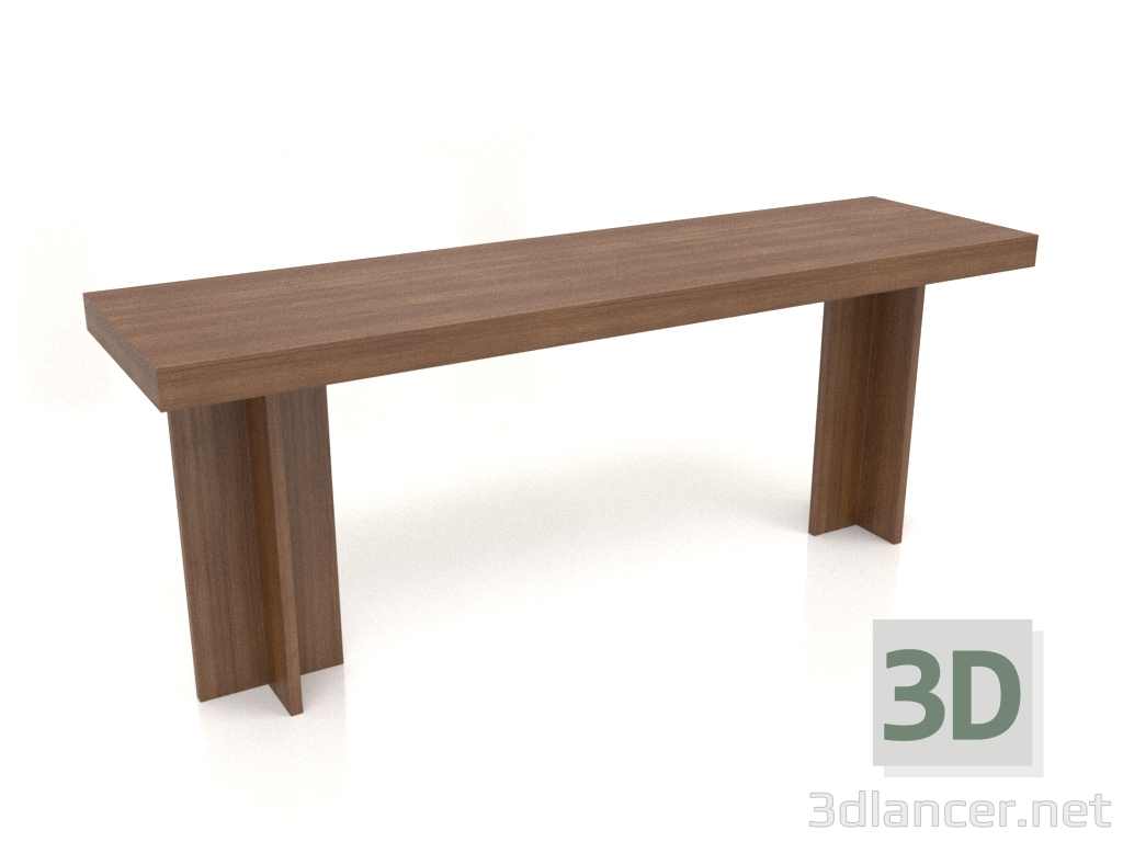 3d модель Стіл робочий RT 14 (2000х550х775, wood brown light) – превью