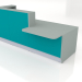 modello 3D Banco reception Linea LIN35L (2650x1150) - anteprima