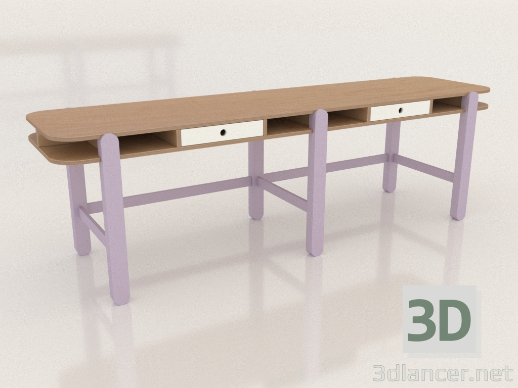 modèle 3D Bureau TUNE T2 (TRTTA2) - preview