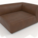 3d model Sofa module corner asymmetrical left (option 1) - preview