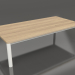 3d model Coffee table 70×140 (Agate gray, Iroko wood) - preview