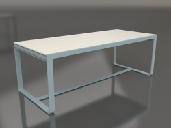 Table à manger 210 (DEKTON Danae, Bleu gris)