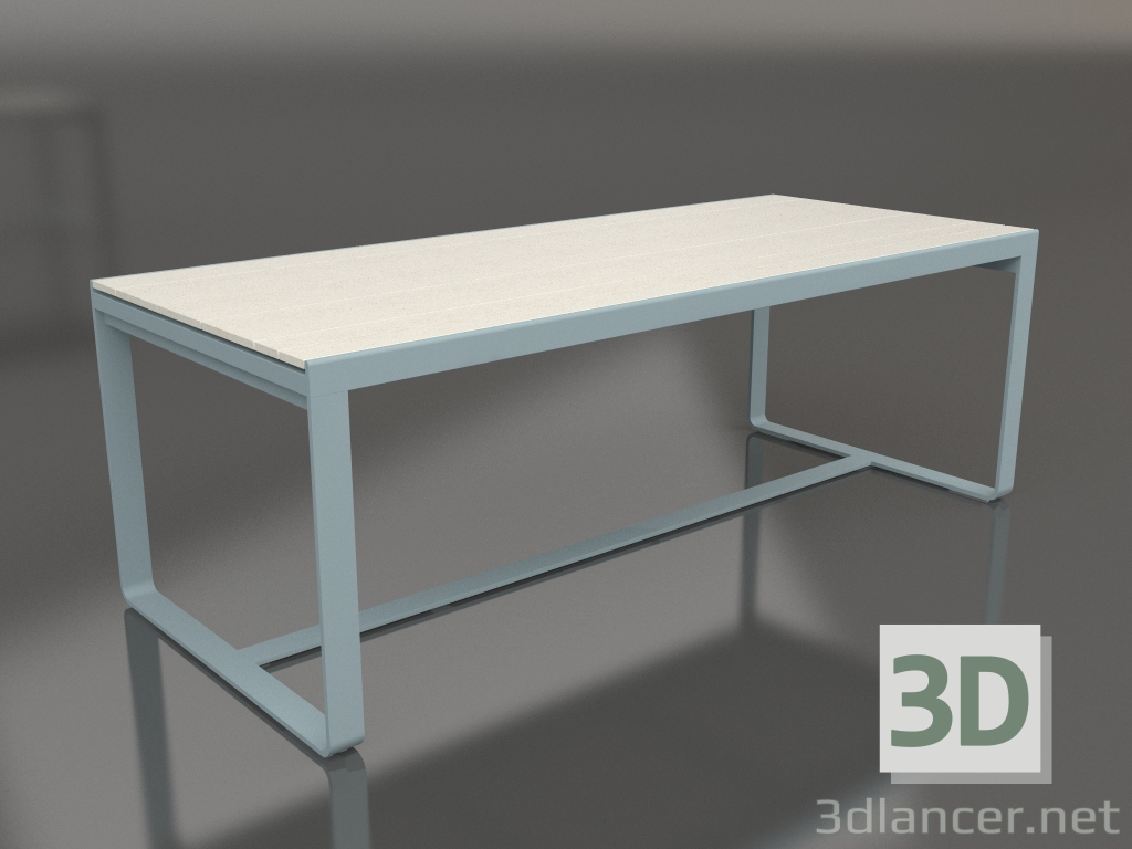 3D Modell Esstisch 210 (DEKTON Danae, Blaugrau) - Vorschau