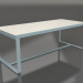 3d model Mesa de comedor 210 (DEKTON Danae, Azul grisáceo) - vista previa