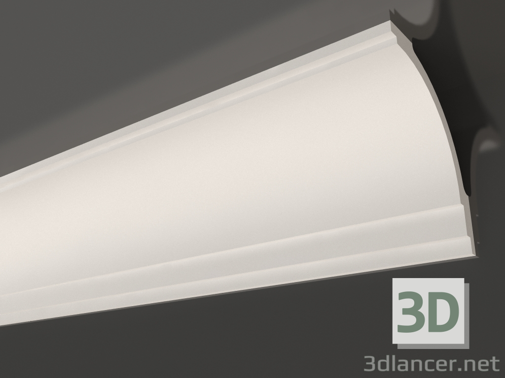 modèle 3D Corniche plafond en plâtre haut KGP 008 (150x125) - preview