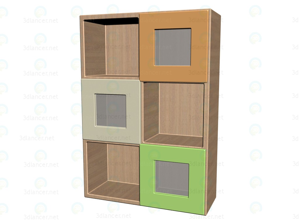 3D Modell Garderobe 26H 349 - Vorschau