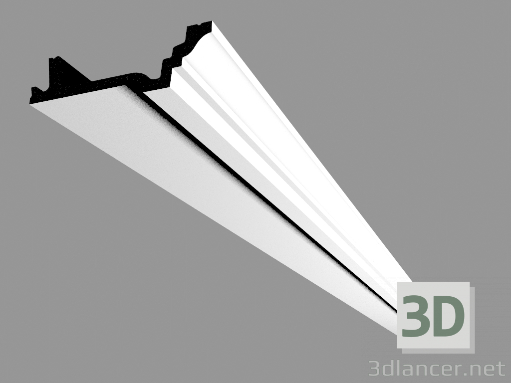 Modelo 3d Cornija C305 (200 x 4,7 x 15,5 cm) - preview