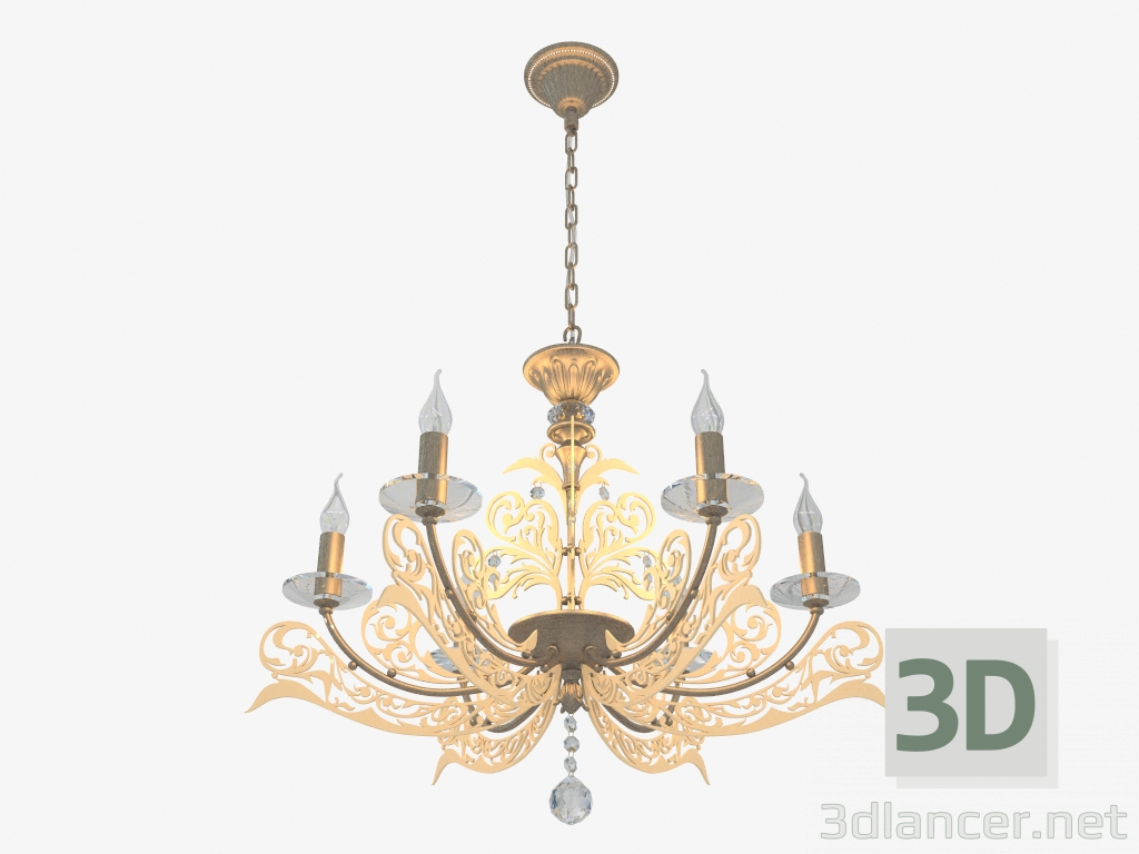 Modelo 3d SALUTE do candelabro (ARM005-06-G) - preview