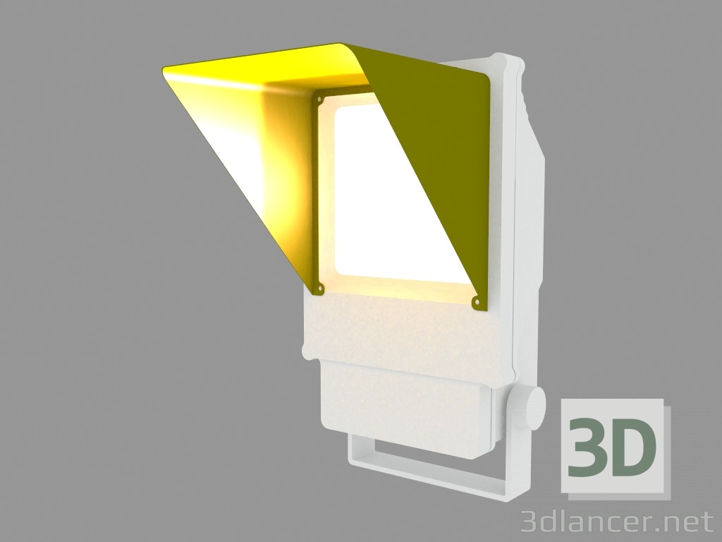 3d model Searchlight TECHNO RECTANGULAR FLOOD (S3718 + S3701 150W HIT) - preview