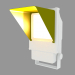 3d model Reflector TECHNO INUNDACIÓN RECTANGULAR (S3718 + S3701 150W HIT) - vista previa