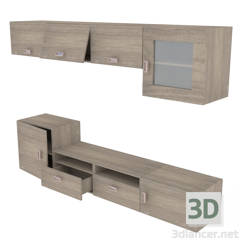 3d TV Furniture модель купити - зображення