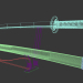 modello 3D di Katana comprare - rendering