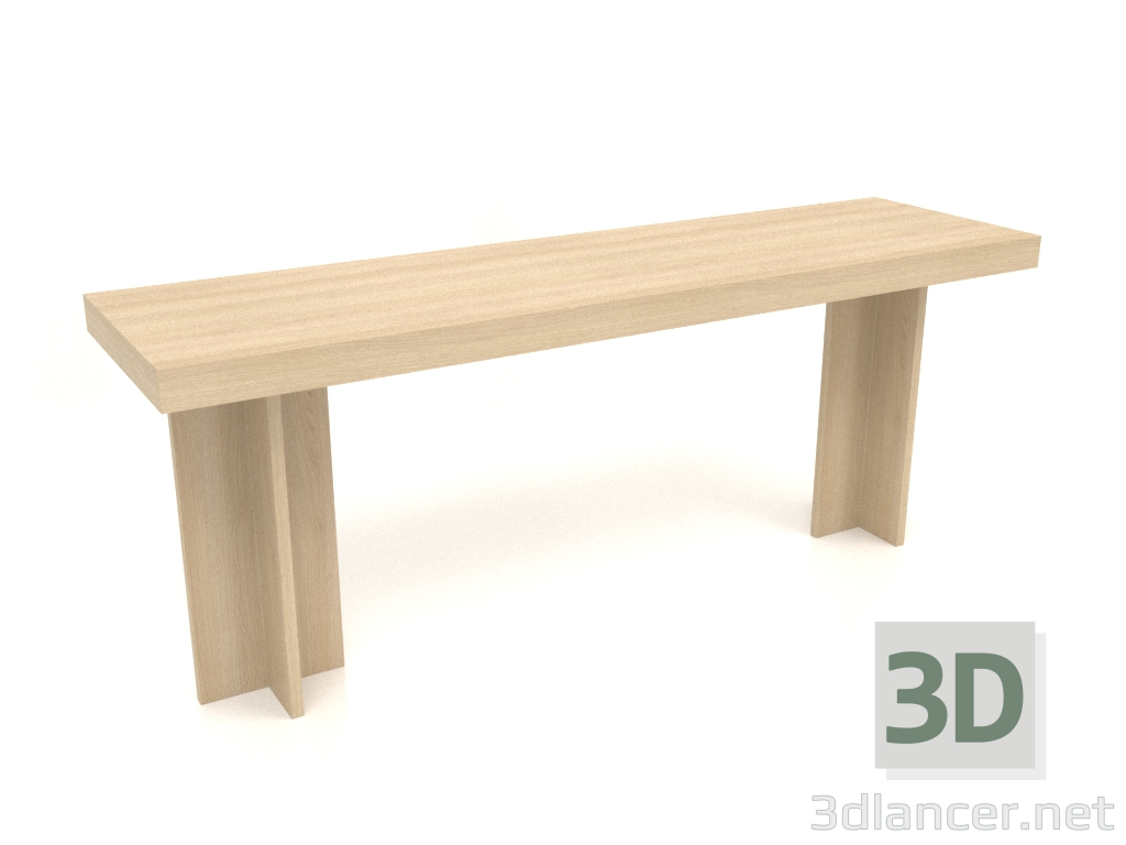 3d модель Стіл робочий RT 14 (2000х550х775, wood white) – превью