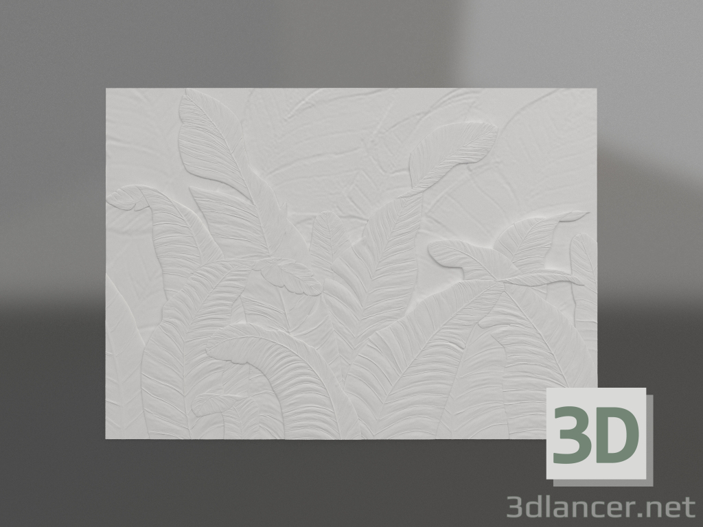 3d model Selva bajorrelieve - vista previa