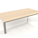 3d model Mesa de centro 70×140 (Gris cuarzo, madera de Iroko) - vista previa