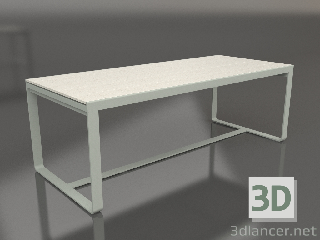 3d модель Стіл обідній 210 (DEKTON Danae, Cement grey) – превью