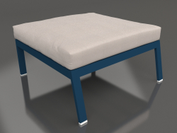 Module canapé, pouf (Gris bleu)