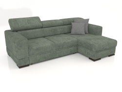 Fabio Sofa mit Ottomane (VOG 02)