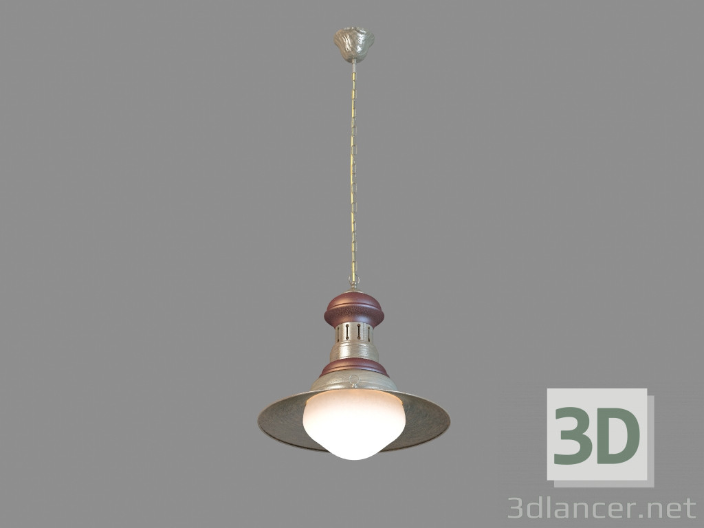 Modelo 3d Suspensão de luz A3348SP-1BG - preview