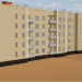 3d Five-story building TKBU-1, Chelyabinsk Region model buy - render