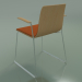 3d model Chair 3937 (on rails, with armrests, front trim, oak) - preview