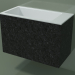 modèle 3D Lavabo suspendu (02R143102, Nero Assoluto M03, L 72, P 36, H 48 cm) - preview