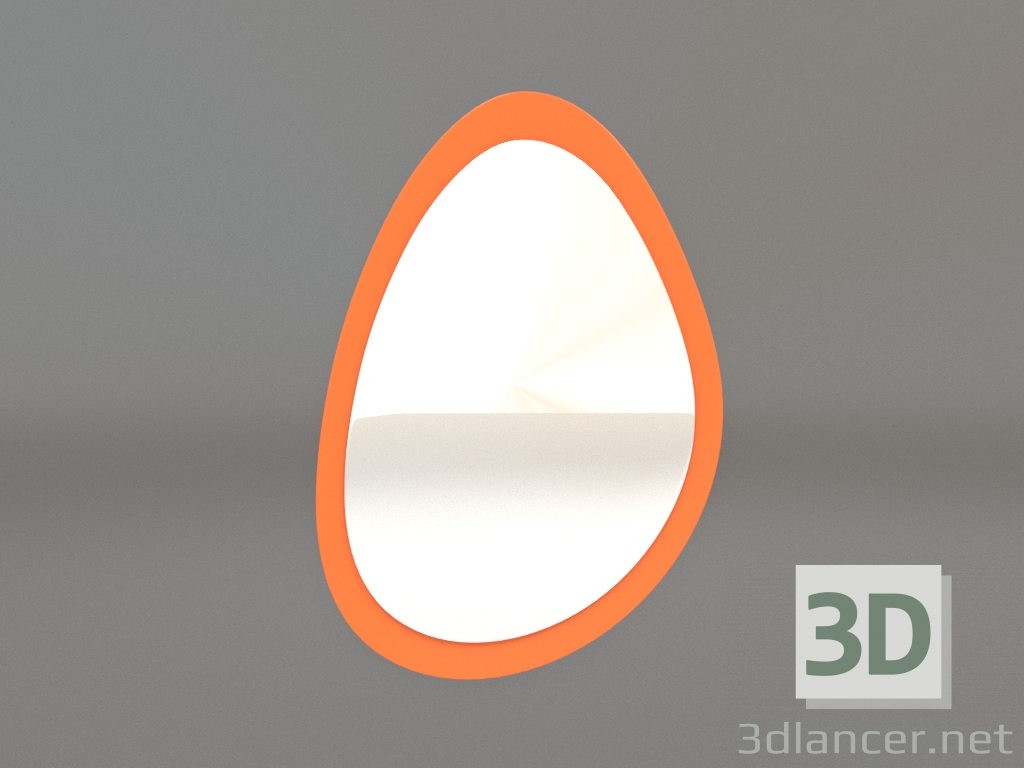 3d model Espejo ZL 05 (470х677, luminoso naranja brillante) - vista previa