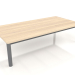 3D Modell Couchtisch 70×140 (Anthrazit, Irokoholz) - Vorschau