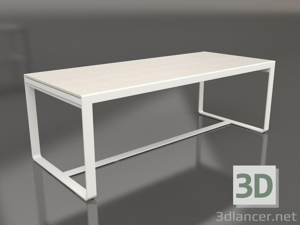 3d model Mesa de comedor 210 (DEKTON Danae, gris ágata) - vista previa