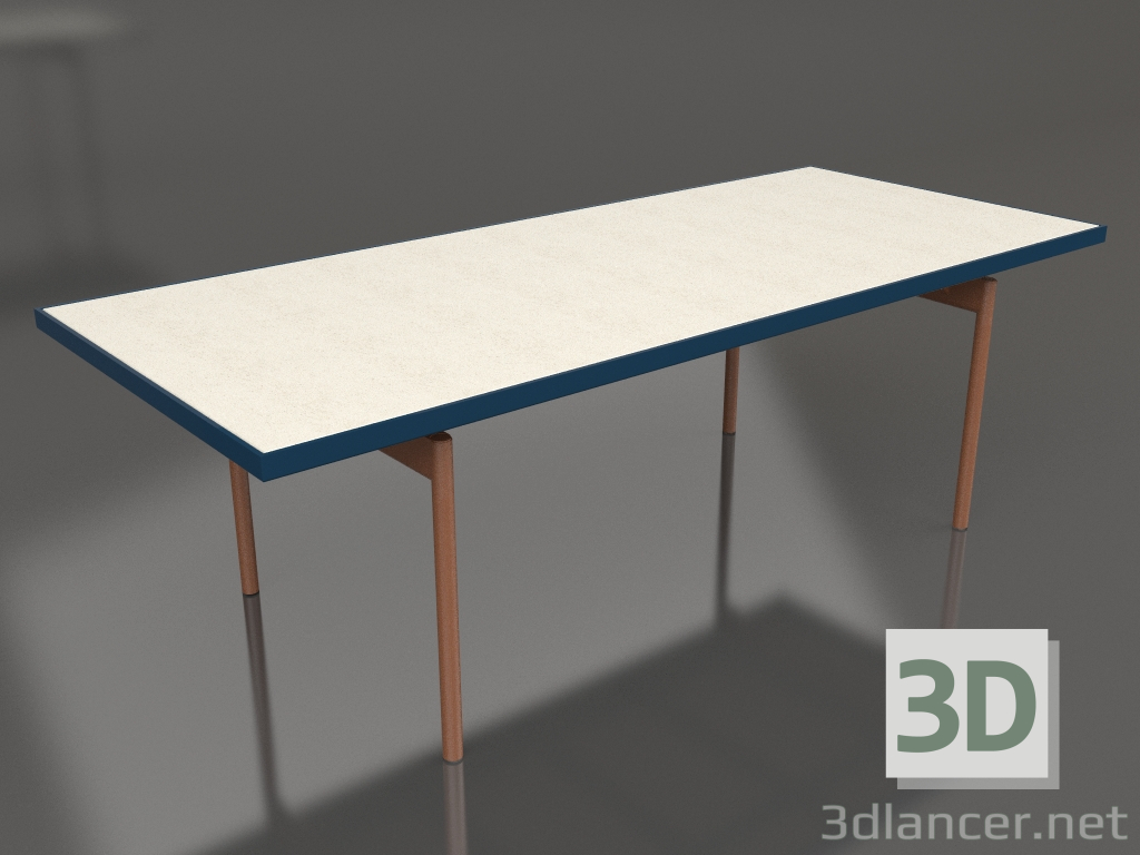 3d модель Стол обеденный (Grey blue, DEKTON Danae) – превью