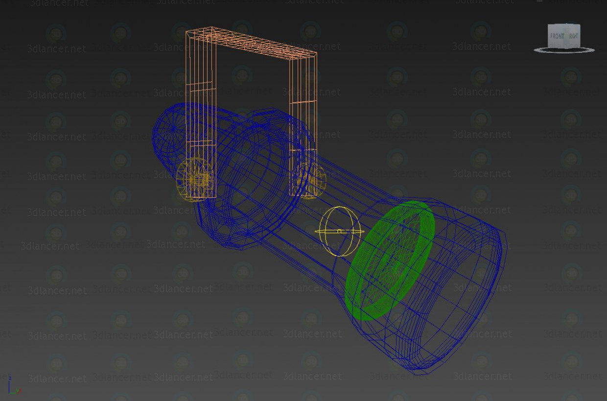 3D Modell Elipsoidal - Vorschau