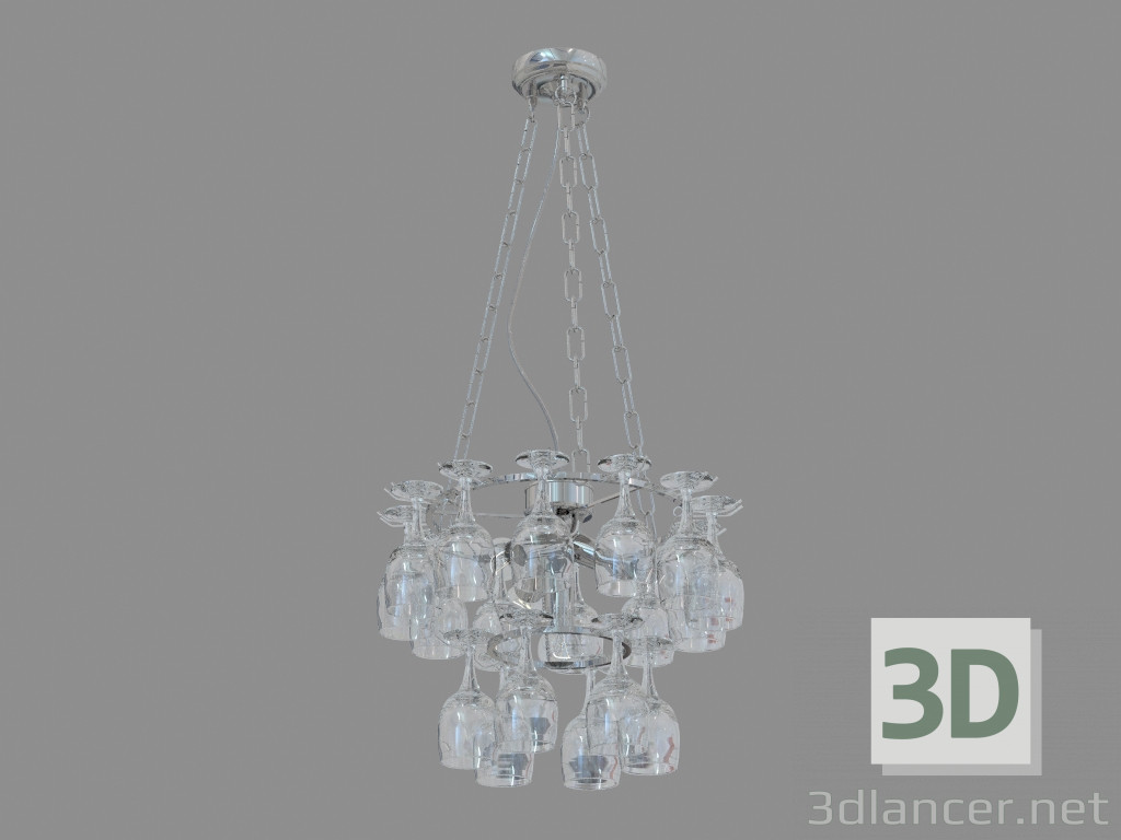 Modelo 3d Lustre A3578SP-3CC - preview