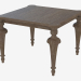 Modelo 3d Mesa de jantar quadrada Praça Velha MILTON TABLE (8831.0007.43) - preview