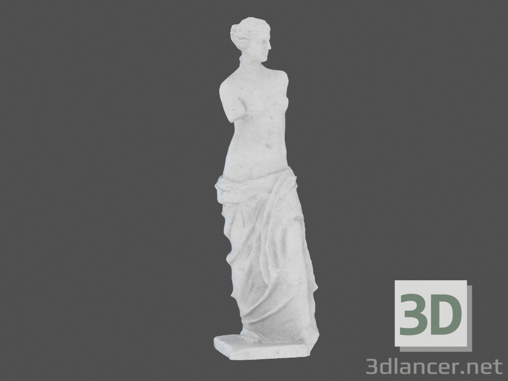 3d модель Мармурова скульптура Venus de Milo – превью