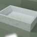 modello 3D Lavabo da appoggio (01R141301, Carrara M01, L 72, P 48, H 16 cm) - anteprima