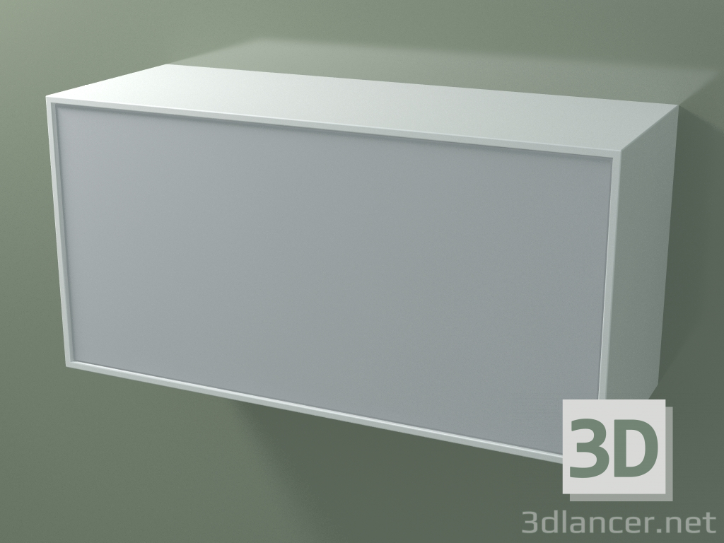 3d model Cajón (8AUDCA03, Glacier White C01, HPL P03, L 96, P 36, H 48 cm) - vista previa