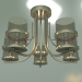 3d model Ceiling chandelier 60085-5 (antique bronze) - preview