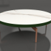 modèle 3D Table basse ronde Ø120 (Vert bouteille, DEKTON Aura) - preview