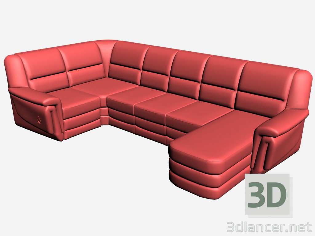 3d model Sofá 3 Vavilon - vista previa