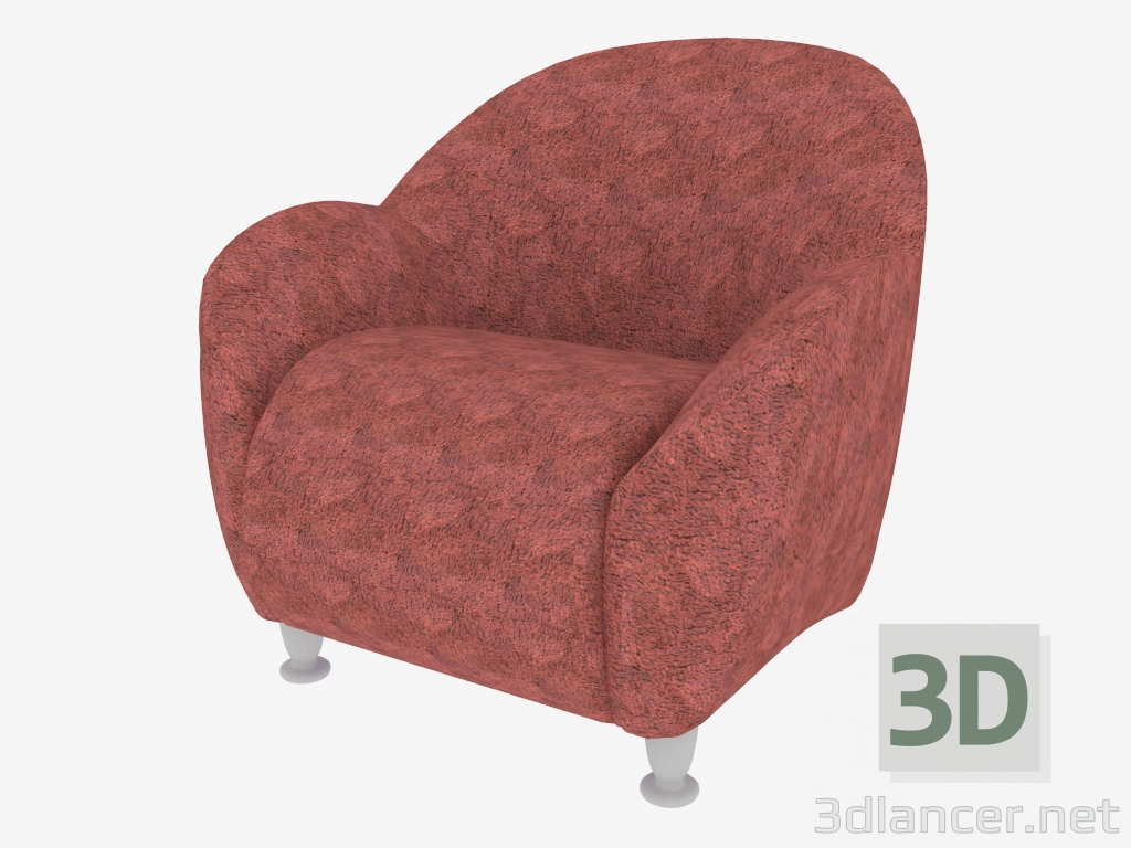 3D Modell Chik sessel (08) - Vorschau