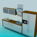 3d model Kitchen set - preview