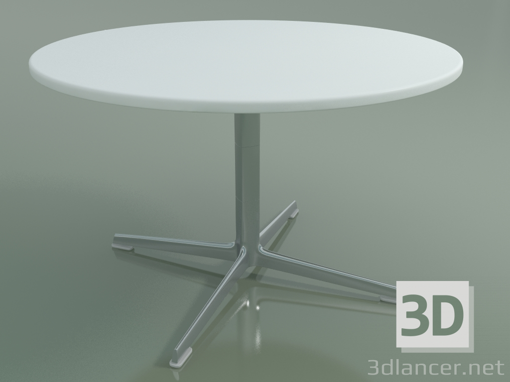 3d model Mesa redonda 0975 (H 50 - D 80 cm, M02, LU1) - vista previa