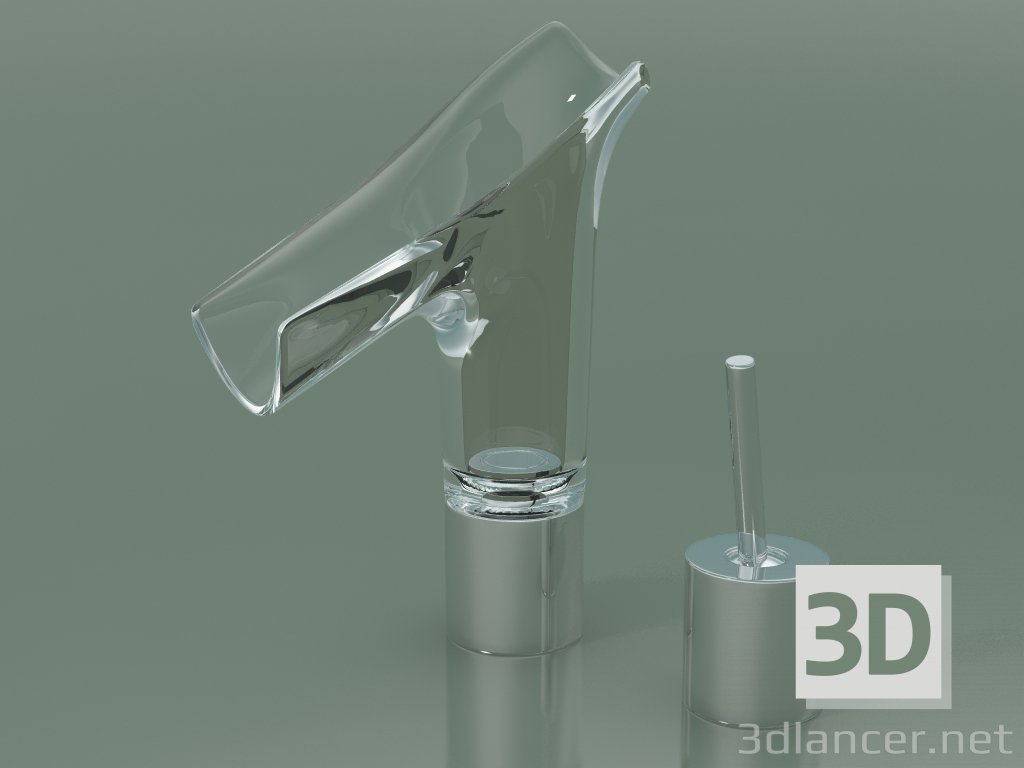 3D modeli 2 delikli lavabo bataryası 110 (12115000) - önizleme