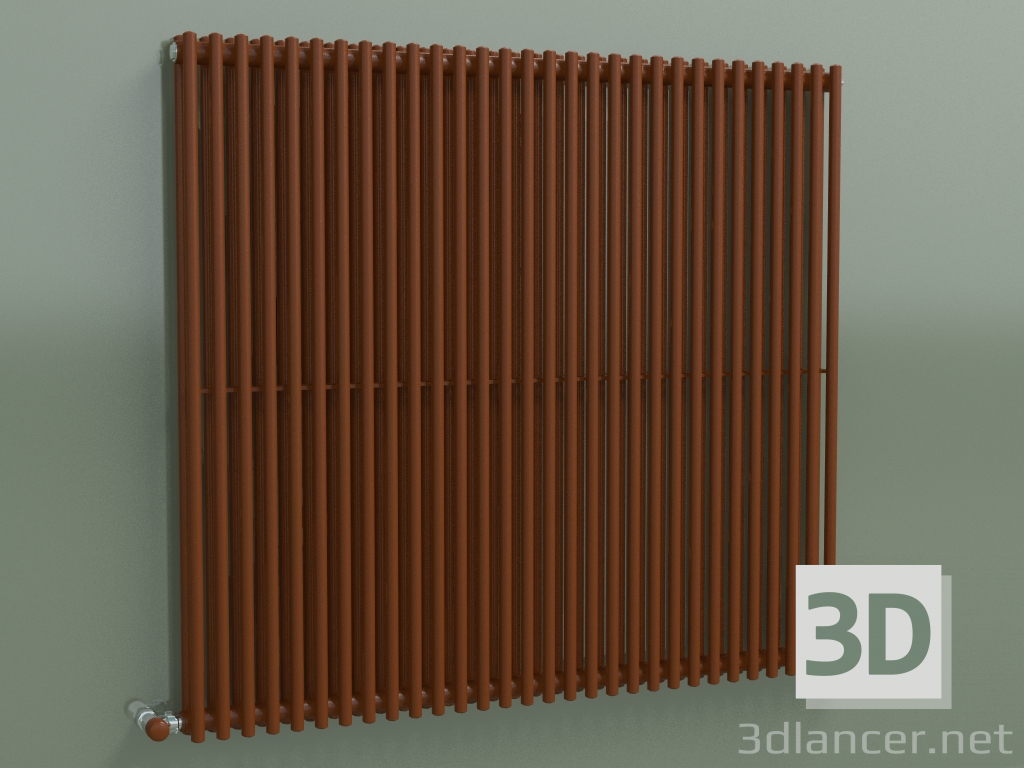 Modelo 3d Radiador vertical ARPA 2 (920 30EL, ferrugem marrom) - preview