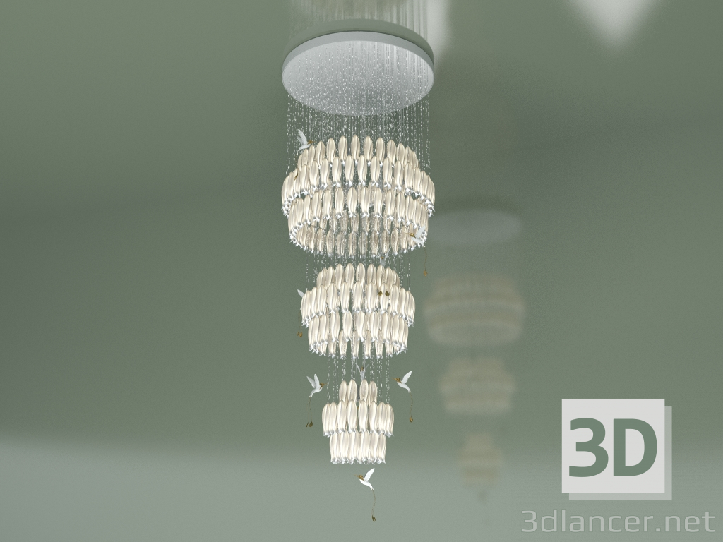 modèle 3D Lustre Alba Grand 1 - preview