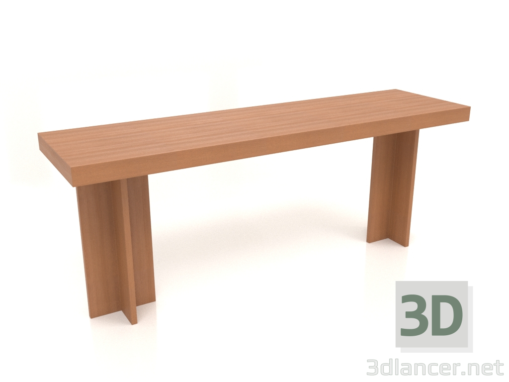 Modelo 3d Mesa de trabalho RT 14 (2000x550x775, madeira vermelha) - preview