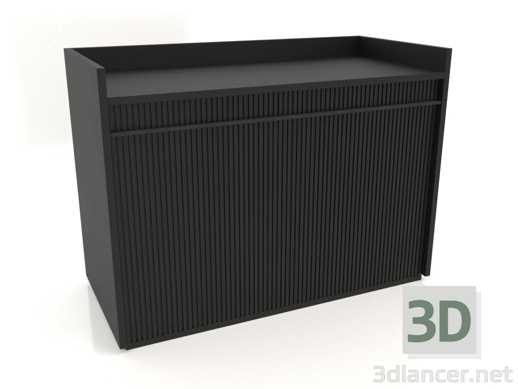 modèle 3D Armoire TM 11 (1065x500x780, bois noir) - preview