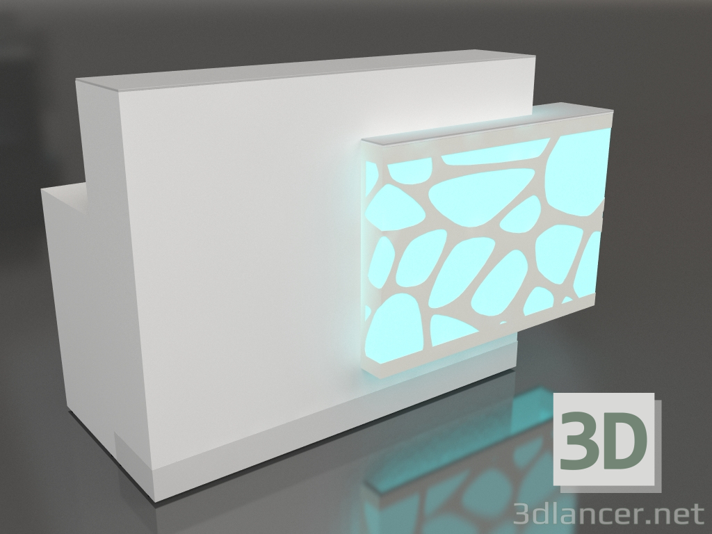 3D Modell Rezeption Organisch LOG12LG (1770x770) - Vorschau